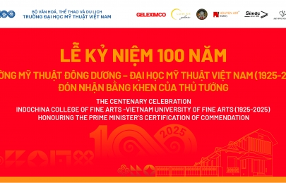 Thư mời dự Lễ kỷ niệm 100 năm Trường Mỹ thuật Đông Dương - Trường Đại học Mỹ thuật Việt Nam (1925 - 2025)